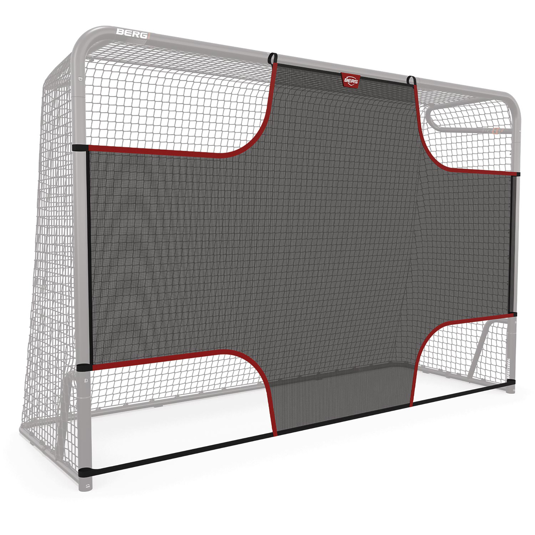 BERG SportsGoal Target Net L - Präzisionsnetz - Trainingsnetz - Fußballtor - Tor