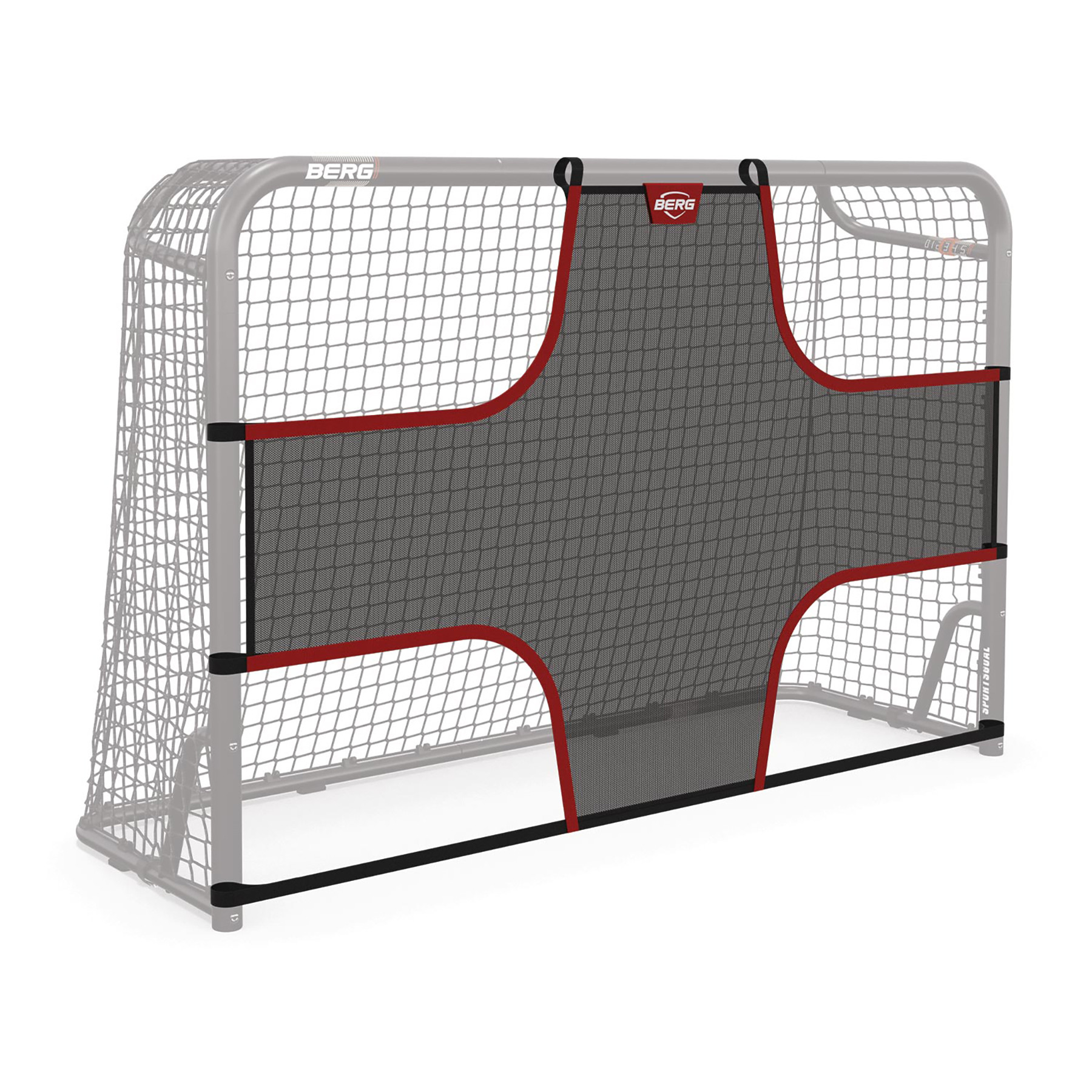 BERG SportsGoal Target Net S - Präzisionsnetz - Trainingsnetz - Fußballtor - Fußballtor