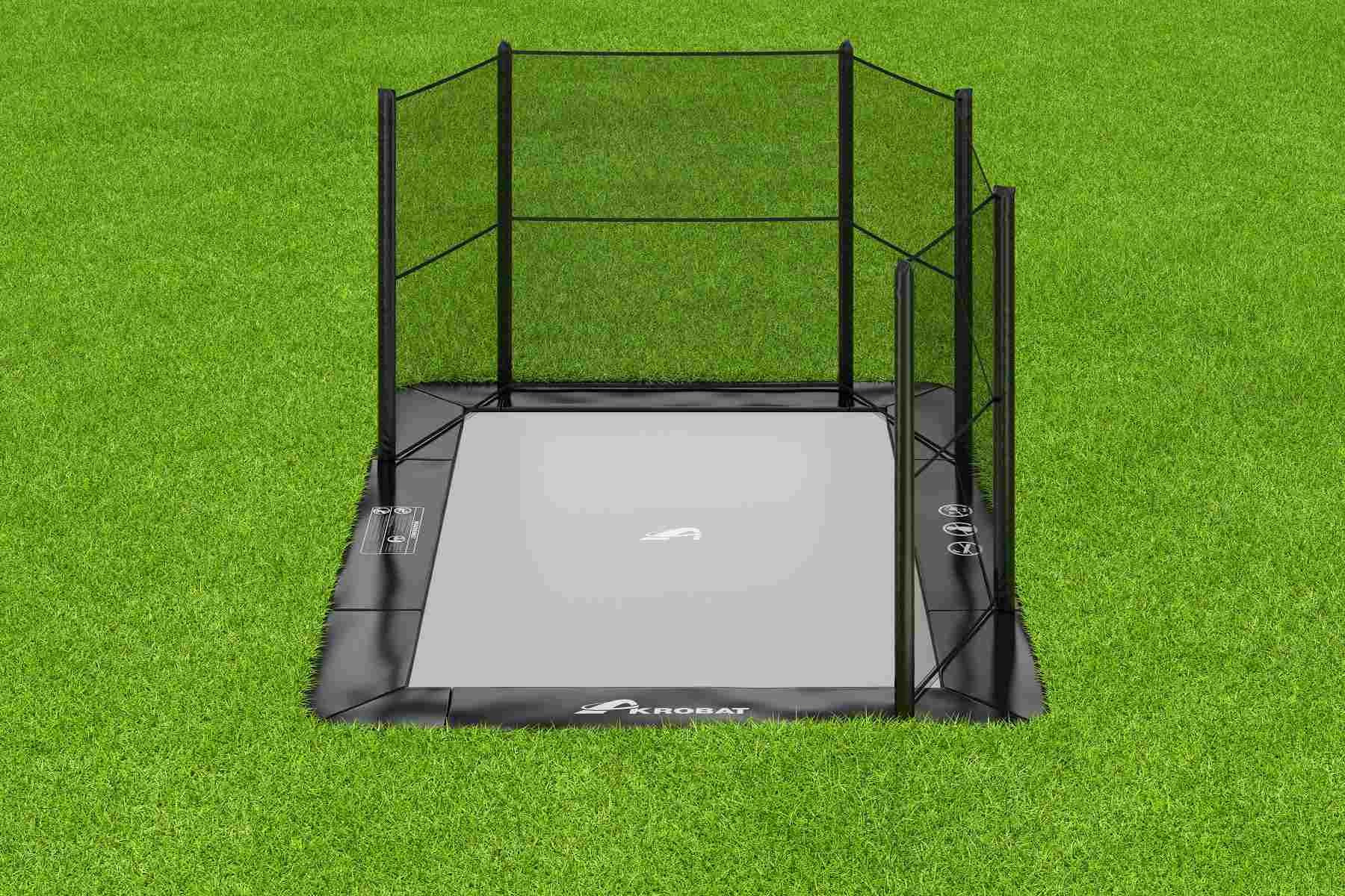 Akrobat Trampolin Halbschutznetz - Geeignet für Primus und Orbit - Corner - 380 x 250 cm