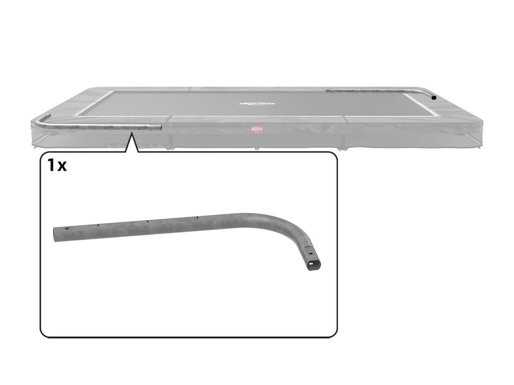BERG Trampolin Teil - Ultim Favorit - Toprail Eckstück Rechts 410 x 250 cm