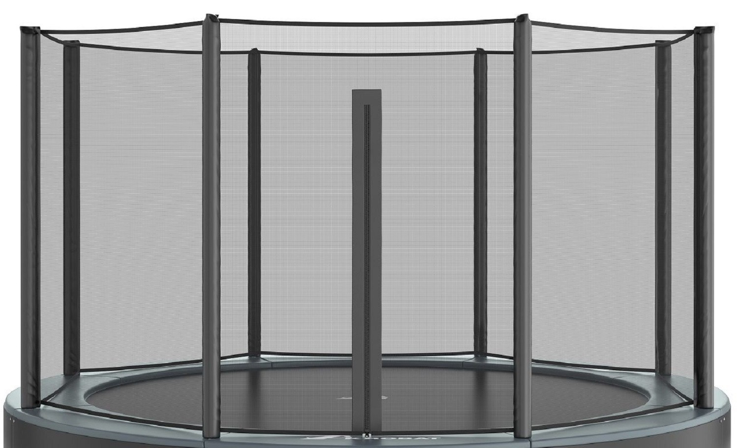 Akrobat Trampolin-Sicherheitsnetz - Geeignet für Primus und Orbit - 305 cm - Rund - Set komplett - Schwarz