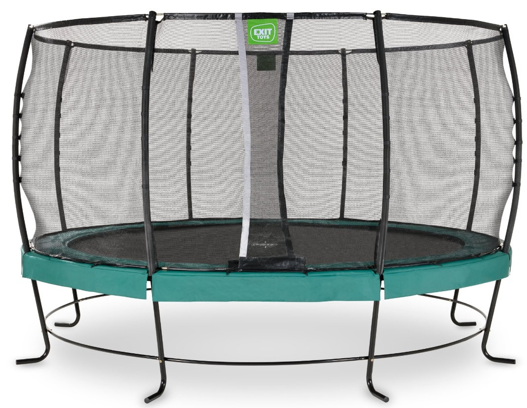 EXIT Lotus Premium Trampolin ø427cm - grün