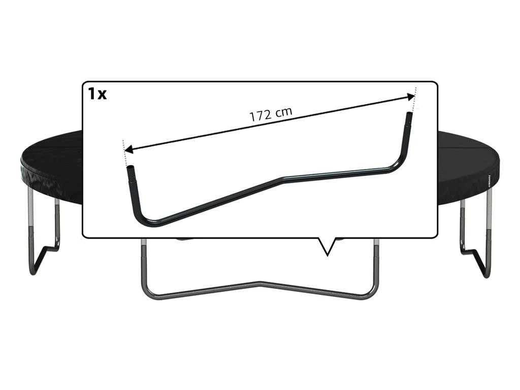 BERG Trampolin Rahmenteil - Favorit - W-Bein 430 (172 cm) Schwarz