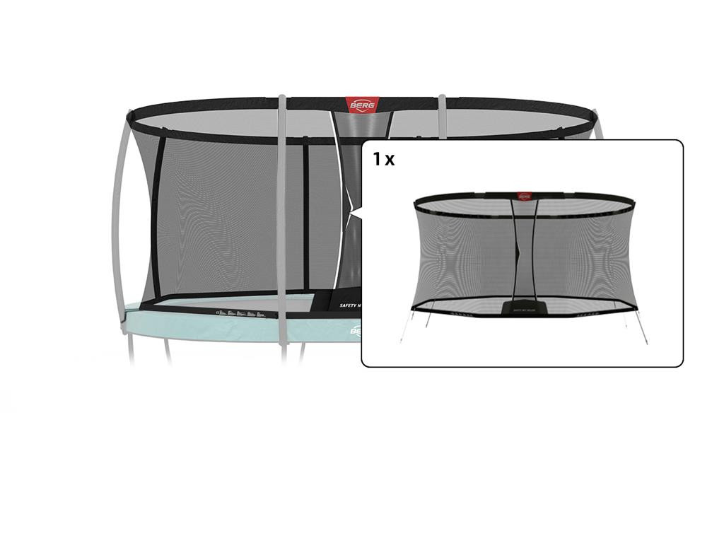 BERG Trampolin-Sicherheitsnetz - Loses Netz - Grand Safety Net Deluxe - 470 x 310 cm
