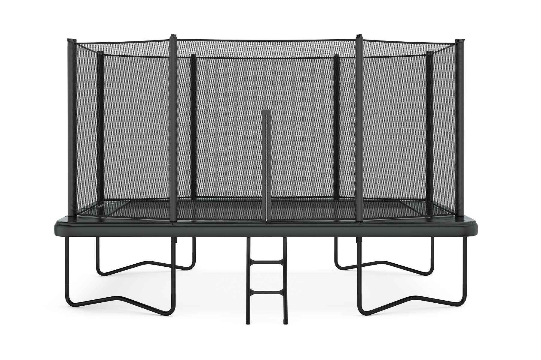 Akrobat Trampolin Primus Challenger mit Sicherheitsnetz - 520 x 305 cm - Grau