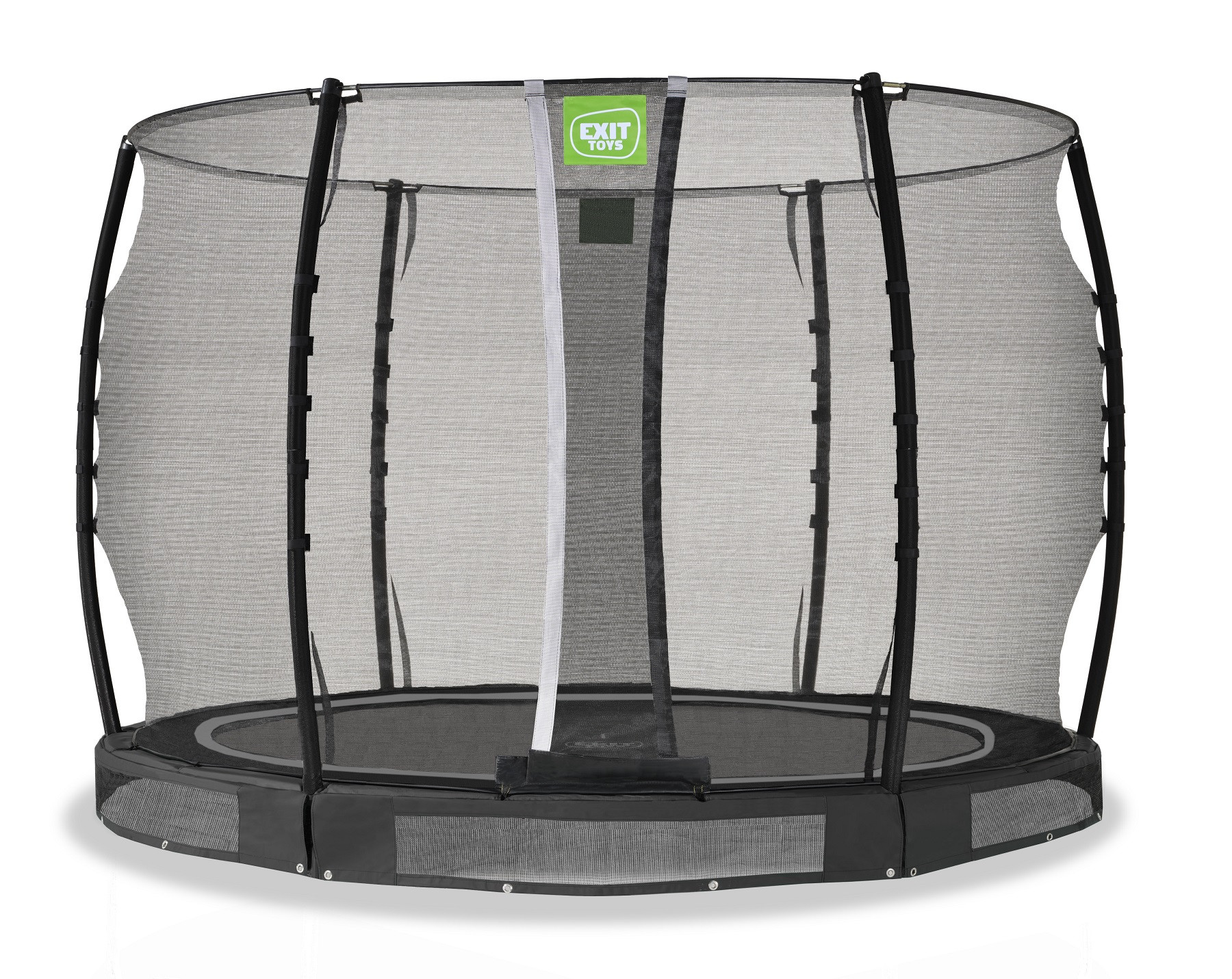 EXIT Allure Classic Bodentrampolin ø427cm - schwarz