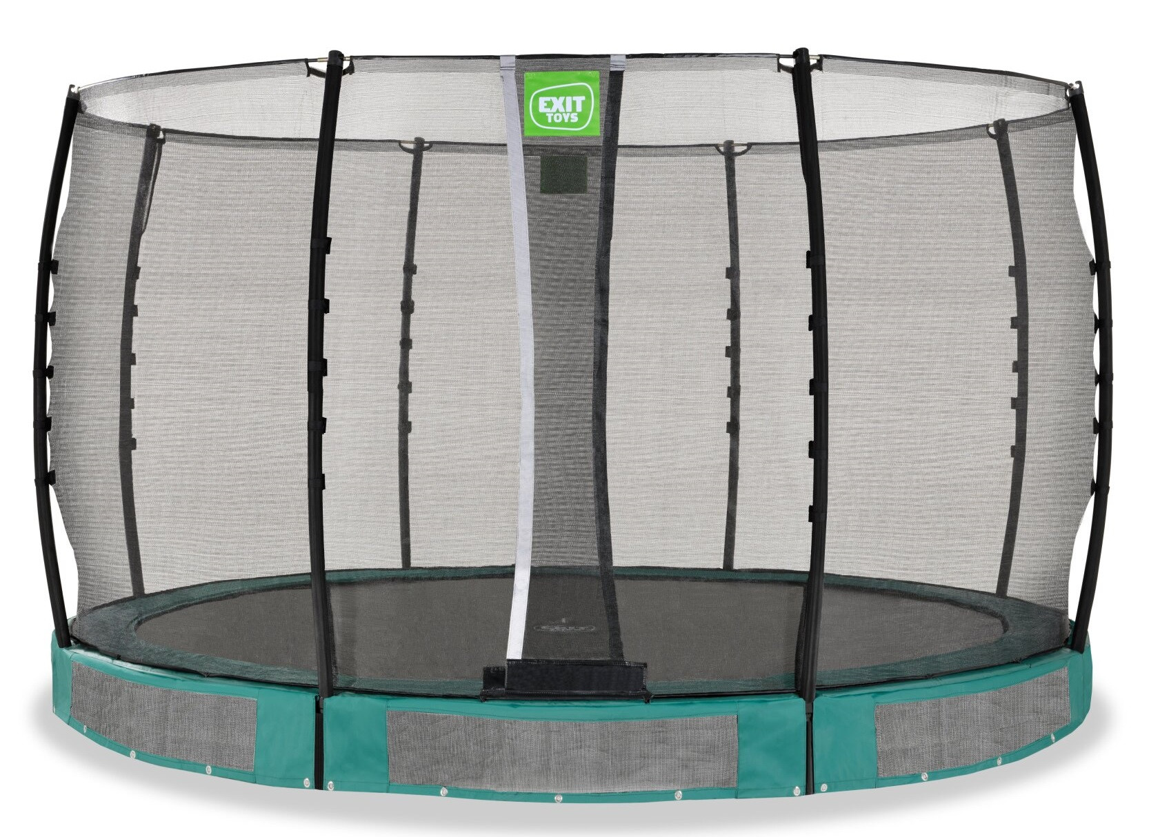 EXIT Allure Classic Bodentrampolin ø427cm - grün