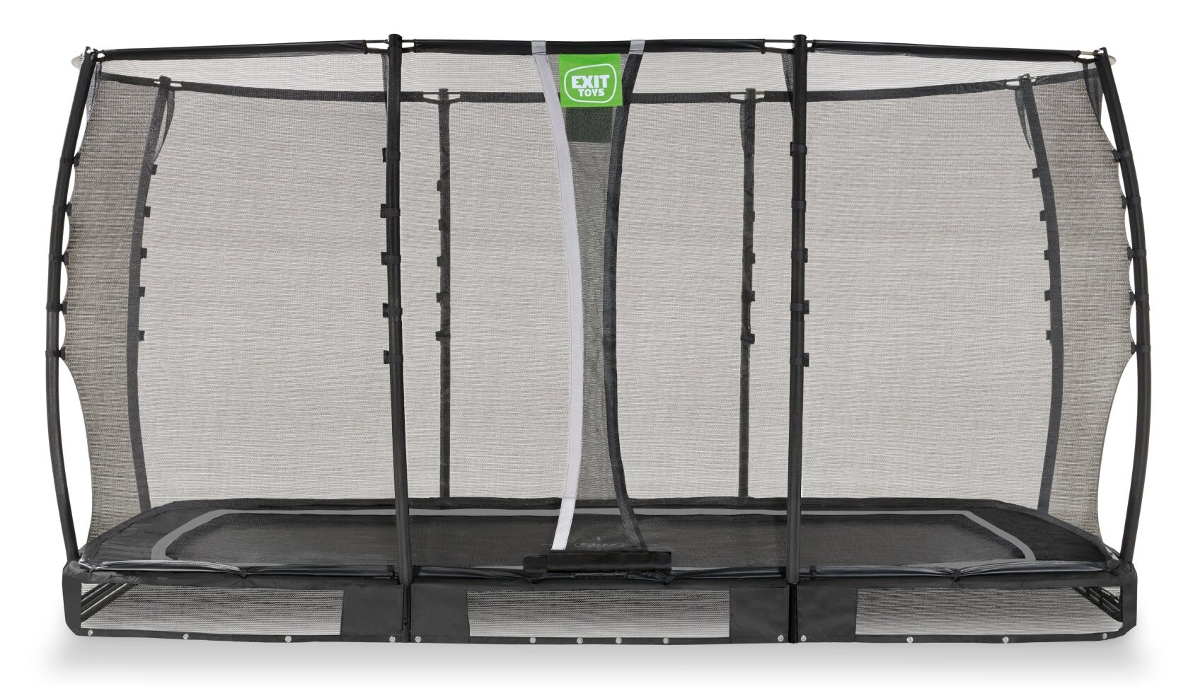 EXIT Allure Premium Bodentrampolin 244x427cm - schwarz