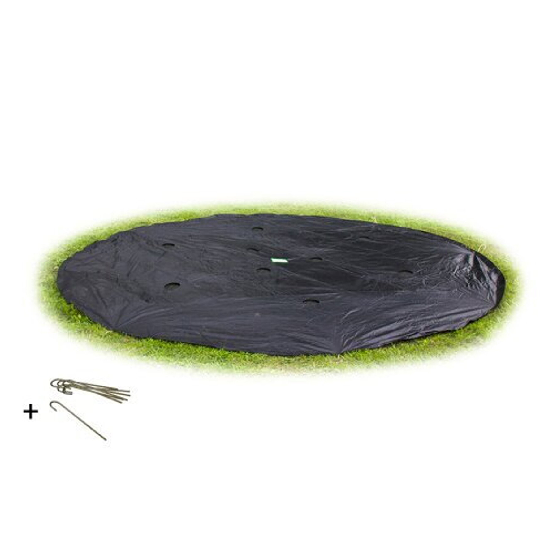 EXIT Trampolinabdeckung - ebenerdig - ø 244 cm - Schwarz