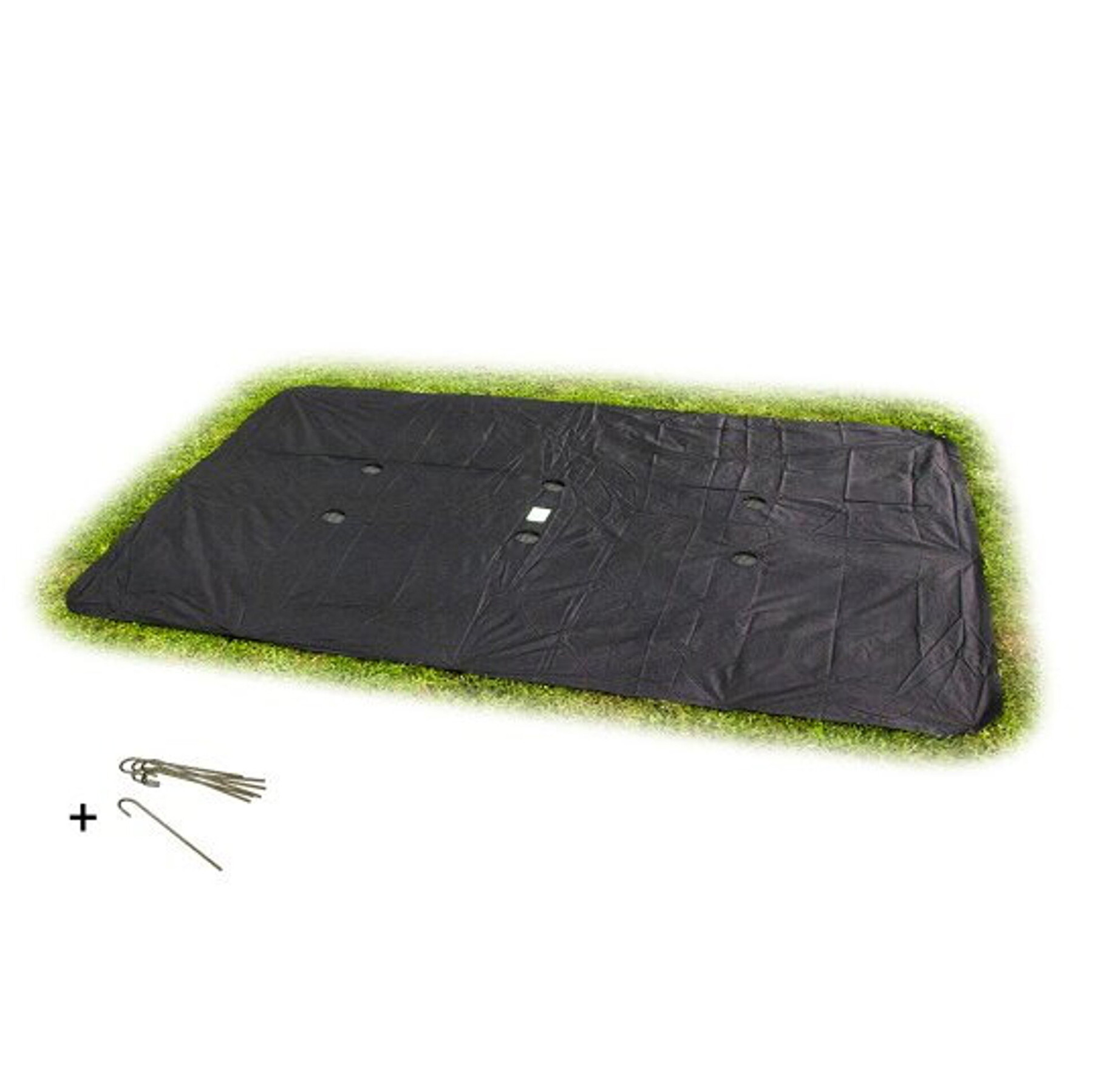 EXIT Trampolinabdeckung - ebenerdig - 305 x 214 cm - Schwarz