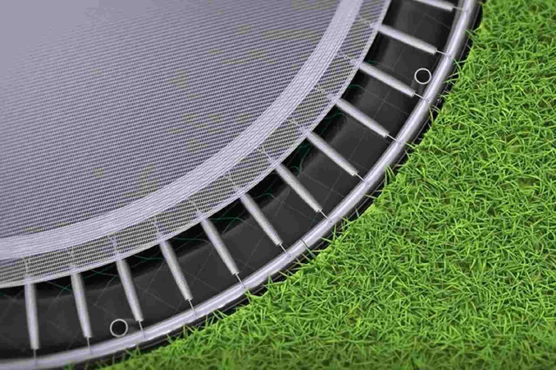 Akrobat Trampolin Primus - Flat to the Ground - 305 cm - Schwarz / Schwarz
