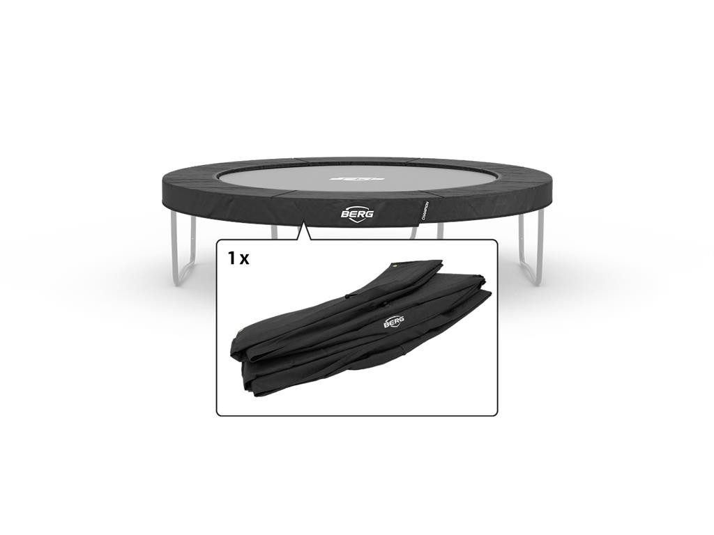 BERG Trampolin-Schutzrand Champion - 380 cm - Grau