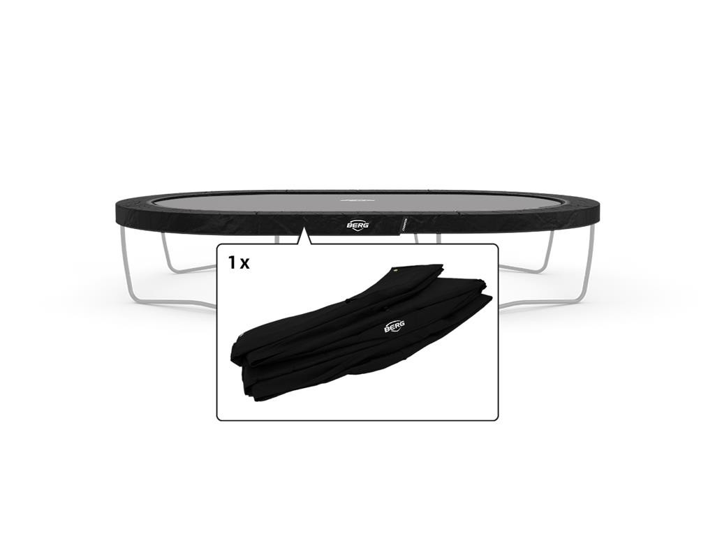 BERG Trampolin-Sicherheitsring Grand Champion - 520 x 350 cm - Schwarz