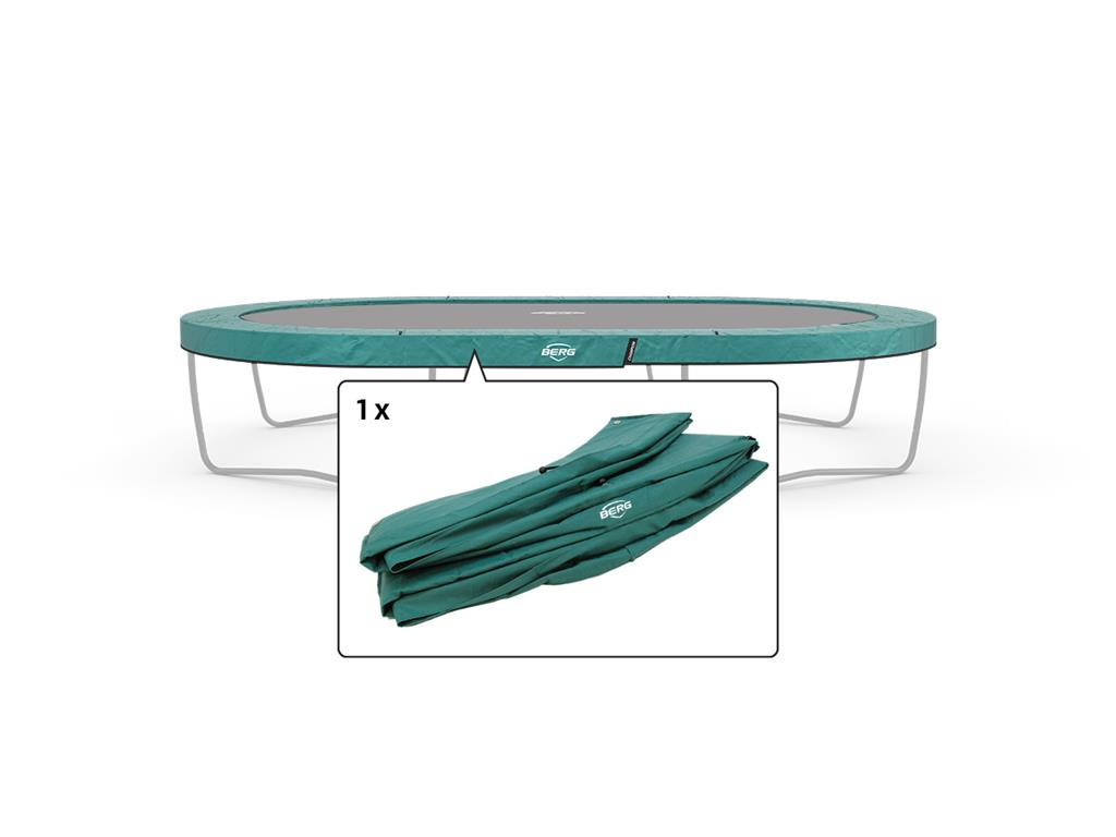 BERG Trampolin-Sicherheitsring Grand Champion - 350 x 250 cm - Grün