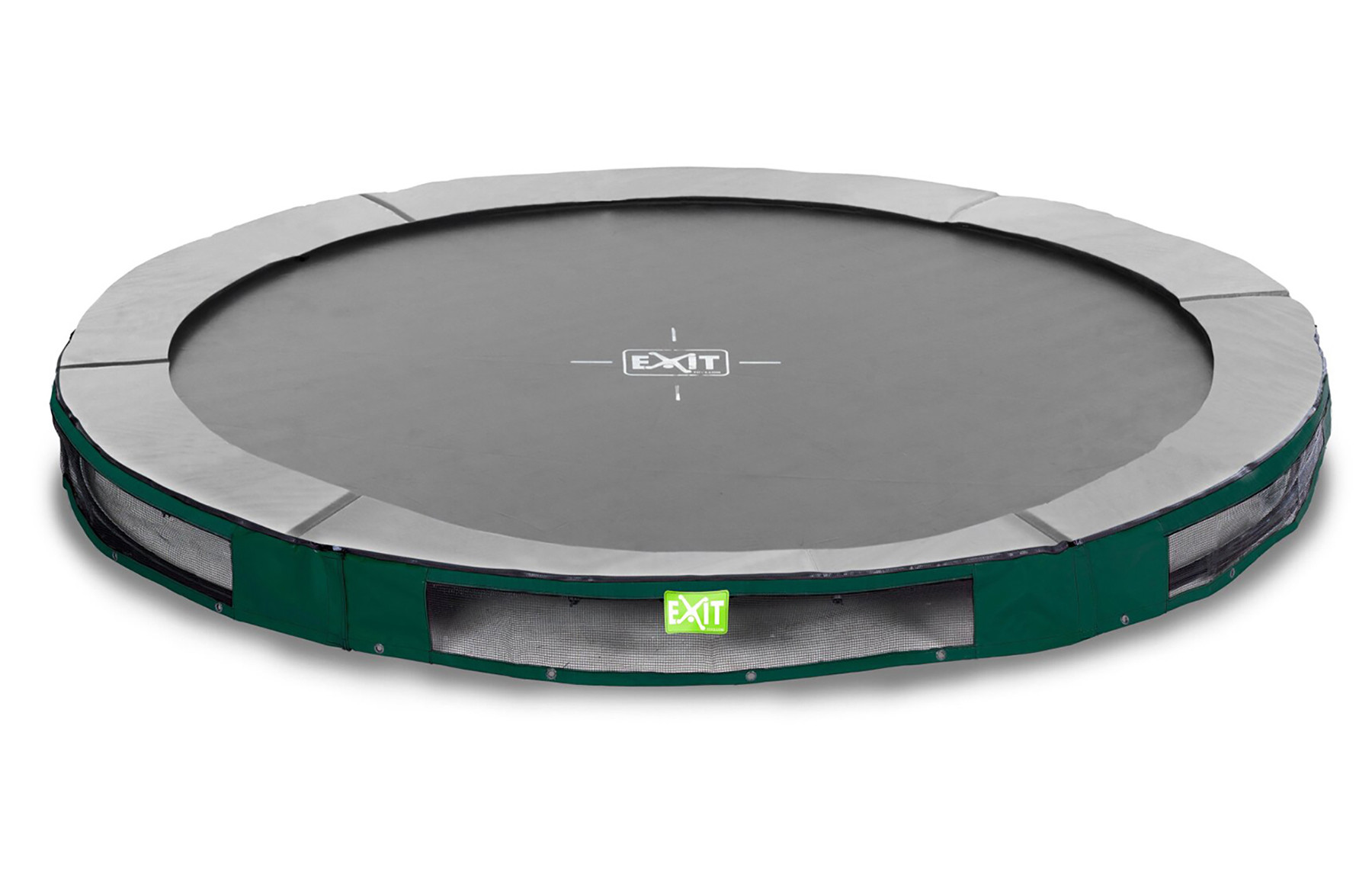 EXIT Elegant sports Bodentrampolin ø305cm - grün