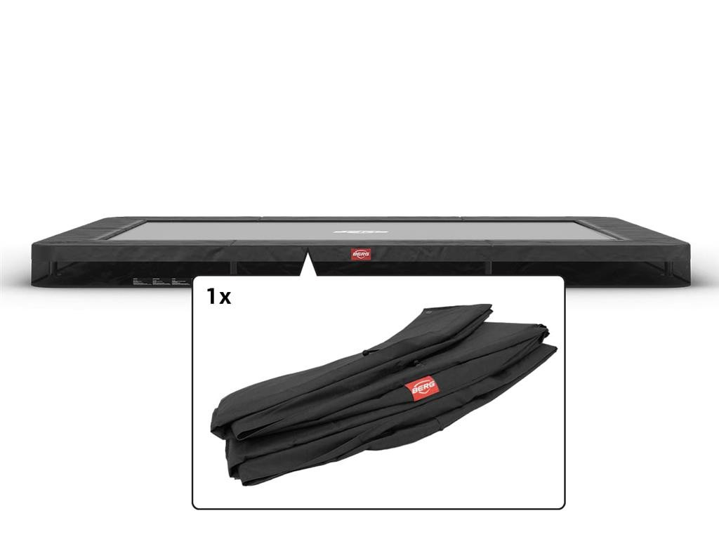 BERG Trampolin-Schutzrand Ultim Favorit - InGround - 330 x 220 cm - Grau