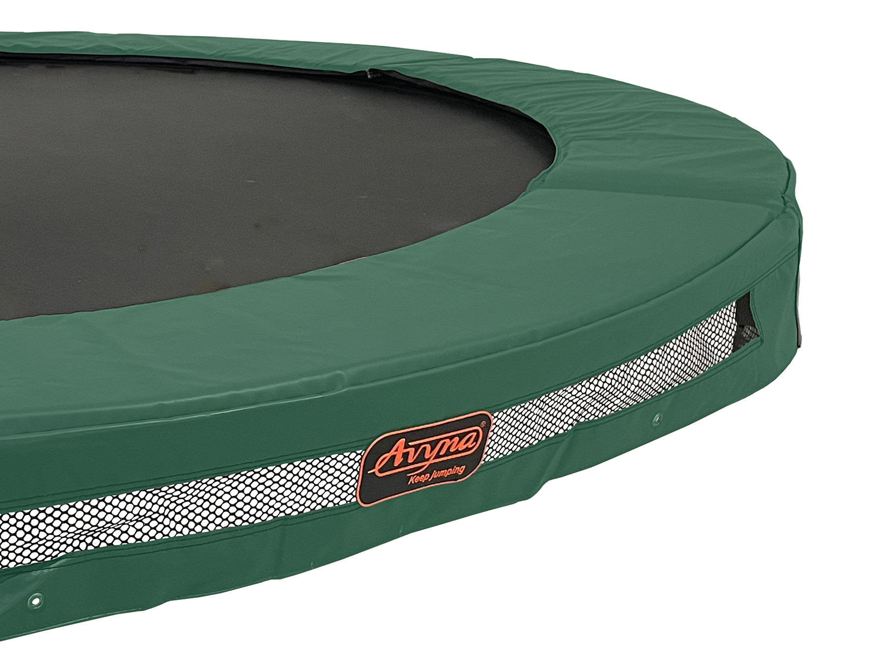 Avyna Trampolin-Sicherheitsring Heavy Duty - Universal - Unterirdisch - ø 380 cm (12ft) - Grün