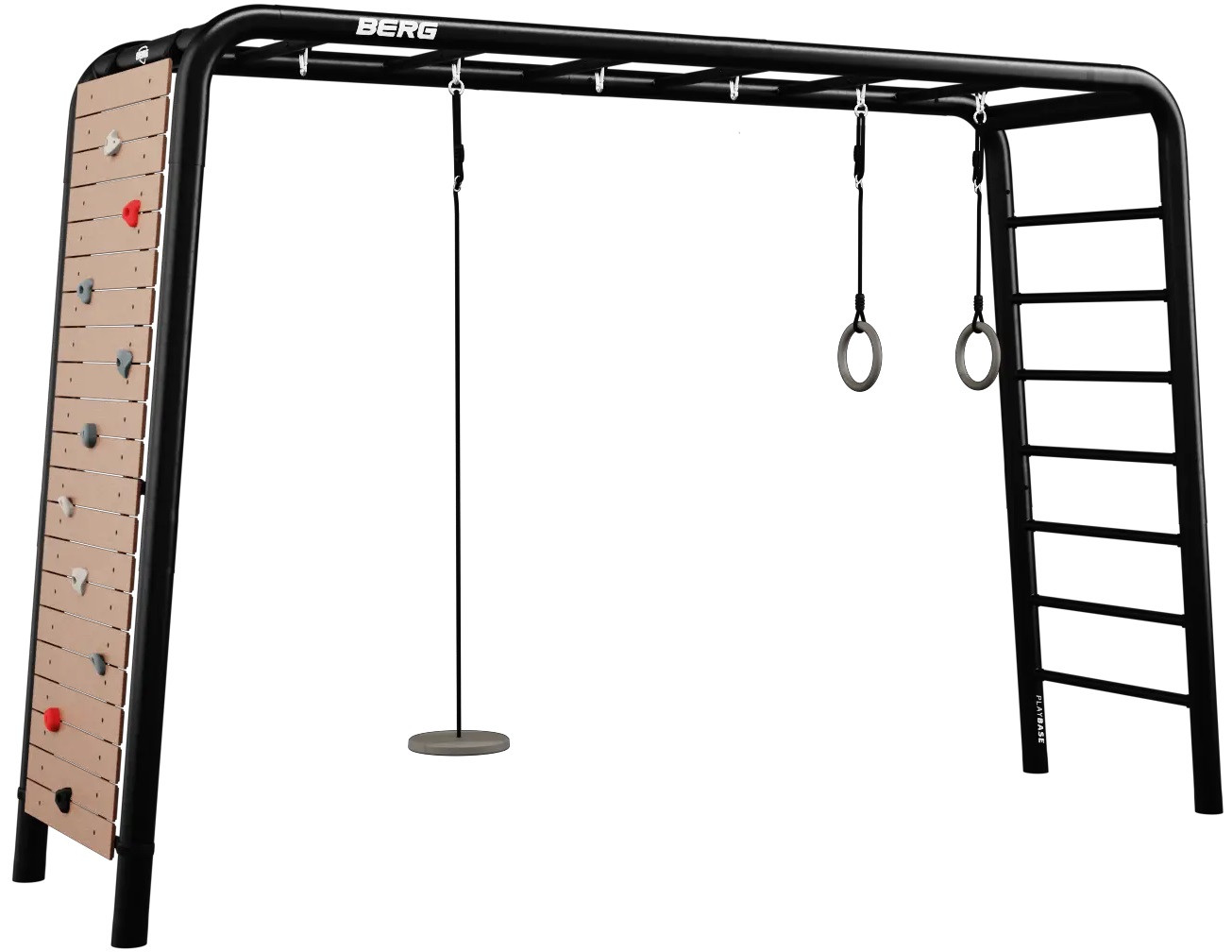BERG PlayBase 3-in-1 Spielset - groß - mit Gestellgriff und Leiter - PEAK SET