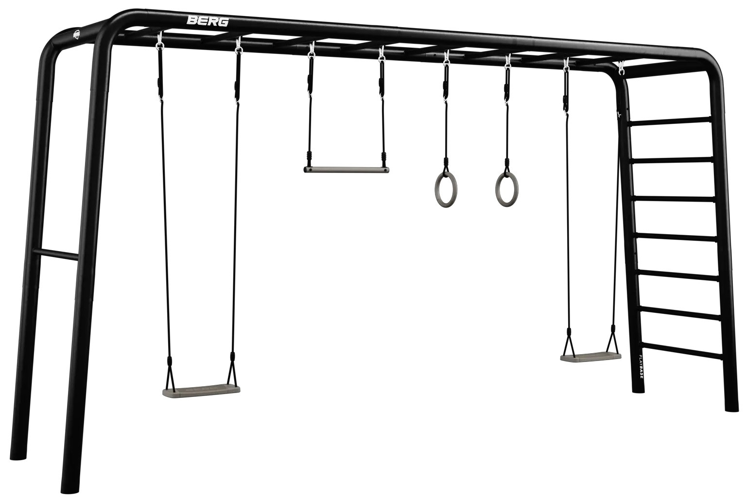 BERG PlayBase 3-in-1 Spielset - XL - extra groß - mit Gestellgriff und Leiter