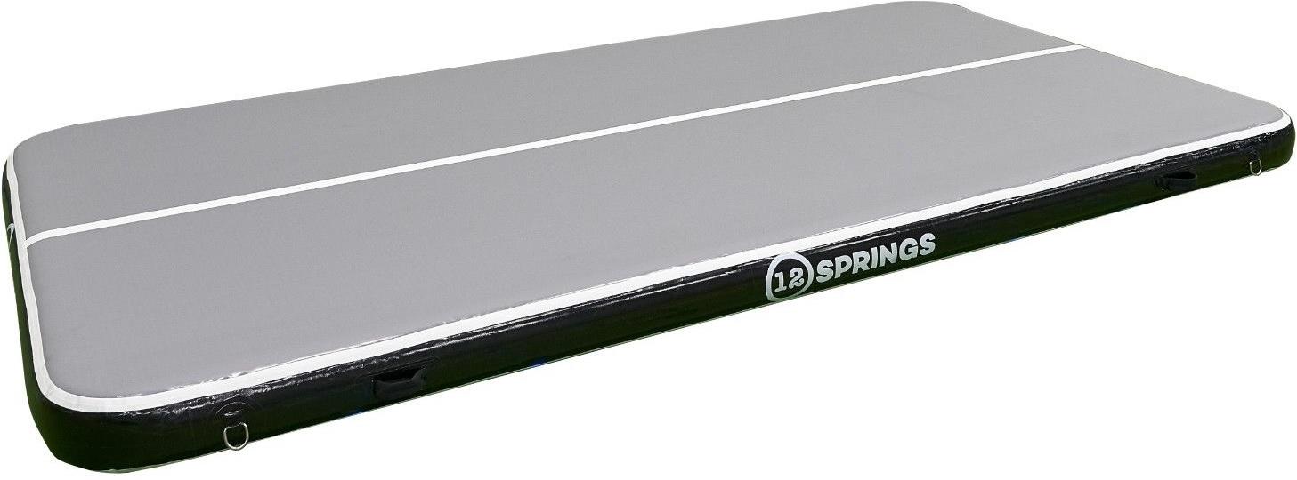 12SPRINGS Airtrack 600 x 200 x 20 cm Plus - Schwarz