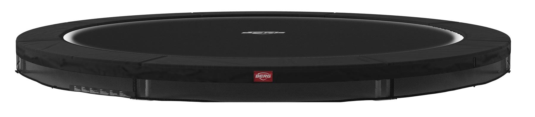 BERG SPORTS Favorit rundes InGround Trampolin 430cm Schwarz - AirFlow