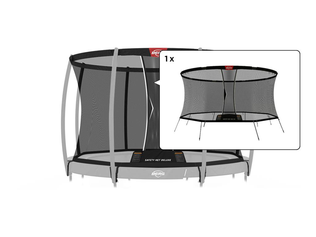 BERG Trampolin-Sicherheitsnetz - Safetynet Deluxe - Grand - 330 cm - Loses Netz